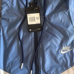 Nike Light Blue Hooded Jacket